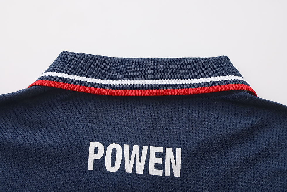 Thumbnail: Custom Powen Long Sleeve Work Polo Shirt