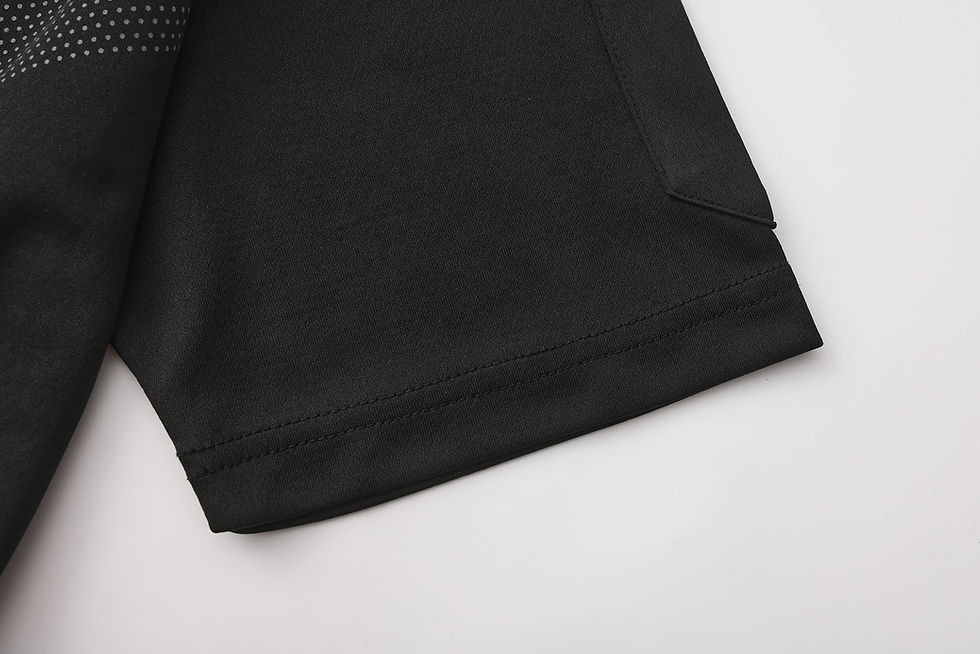 Thumbnail: Custom Black Performance Polo Shirt with Green Graphic