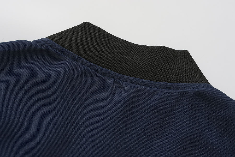 Thumbnail: Custom Polis Navy Bomber Jacket