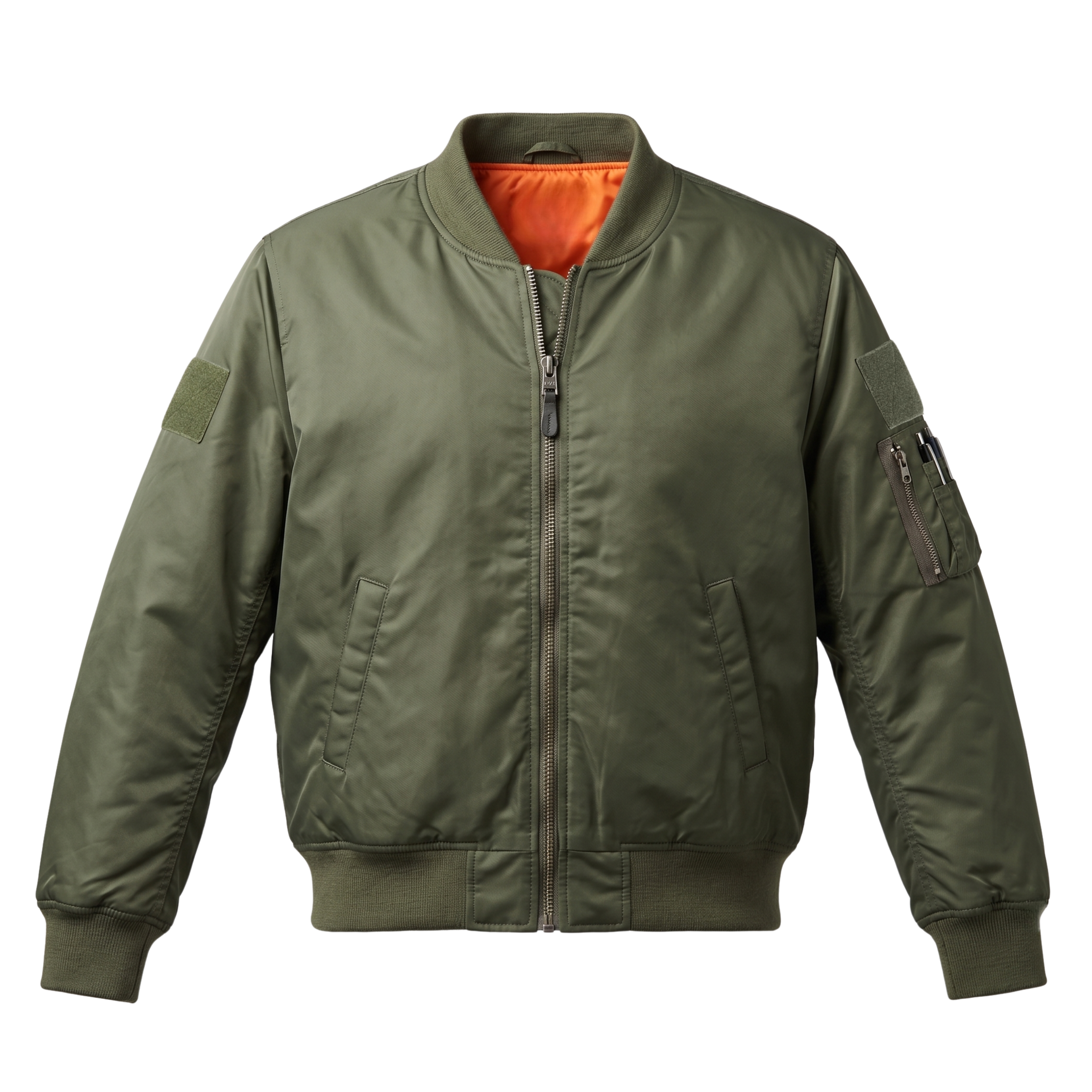 Custom Tactical Olive Bomber Jacket