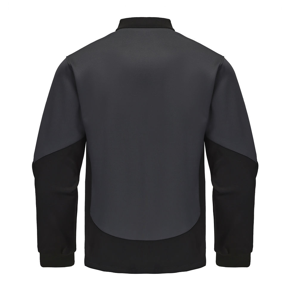 Thumbnail: Two-Tone Grey–Black Performance Bomber Jacket