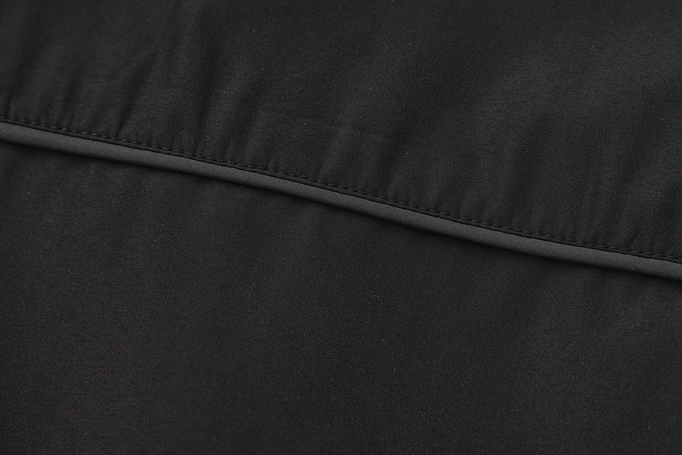 Thumbnail: Heavy Duty Custom Black High-Collar Jacket