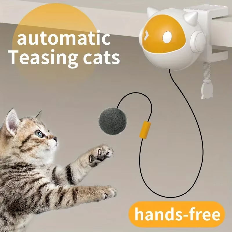 OUZEY Interactive Cat Toys Electric Pet Cat Balls Automatic Raised and Lowered H