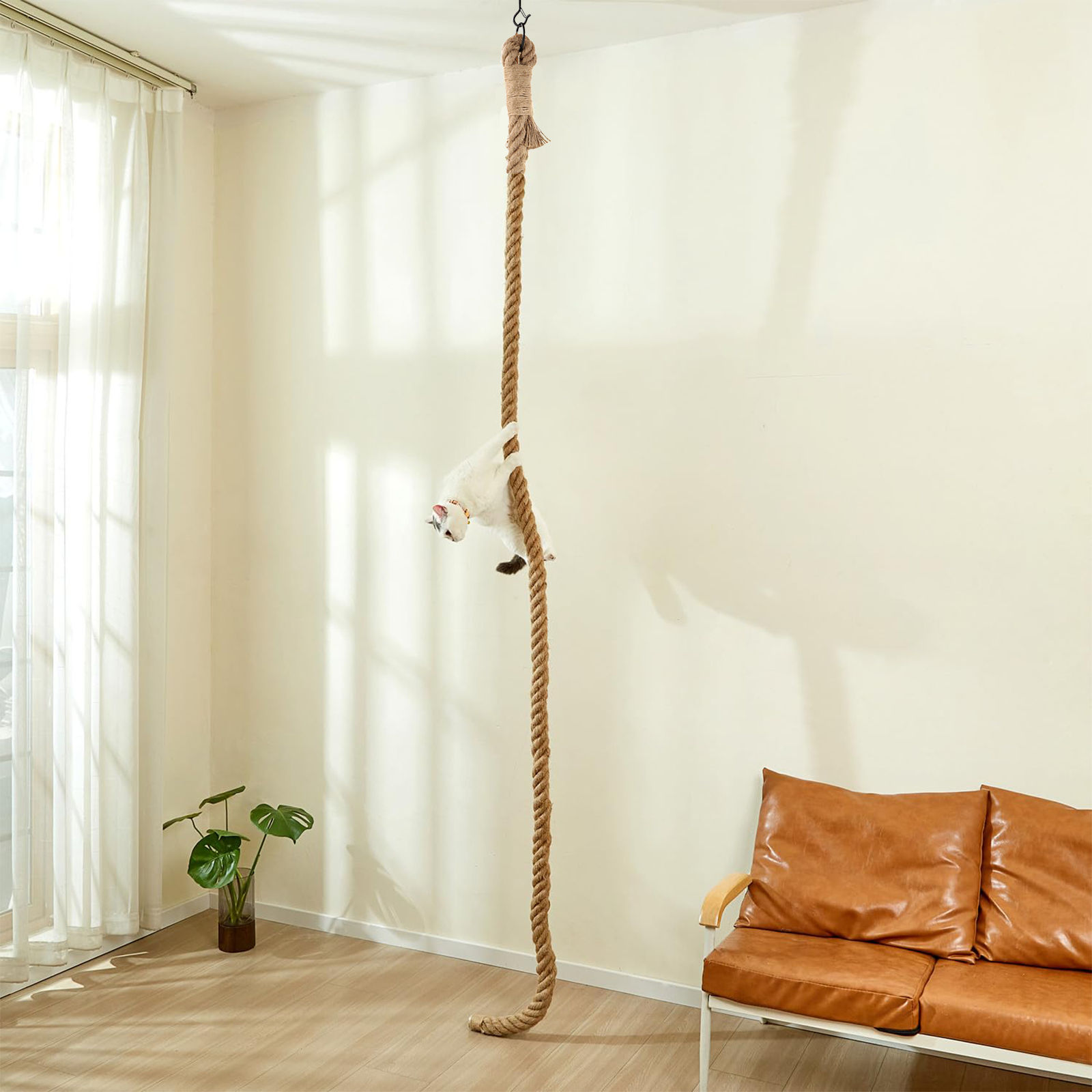 Cat Sisal Climbing Rope Climber Tree For Play Climbing Scratching Post Interacti