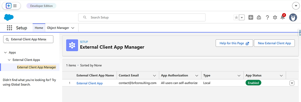Screenshot: Salesforce