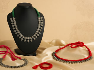 tribal jewelry for dandiya and garba