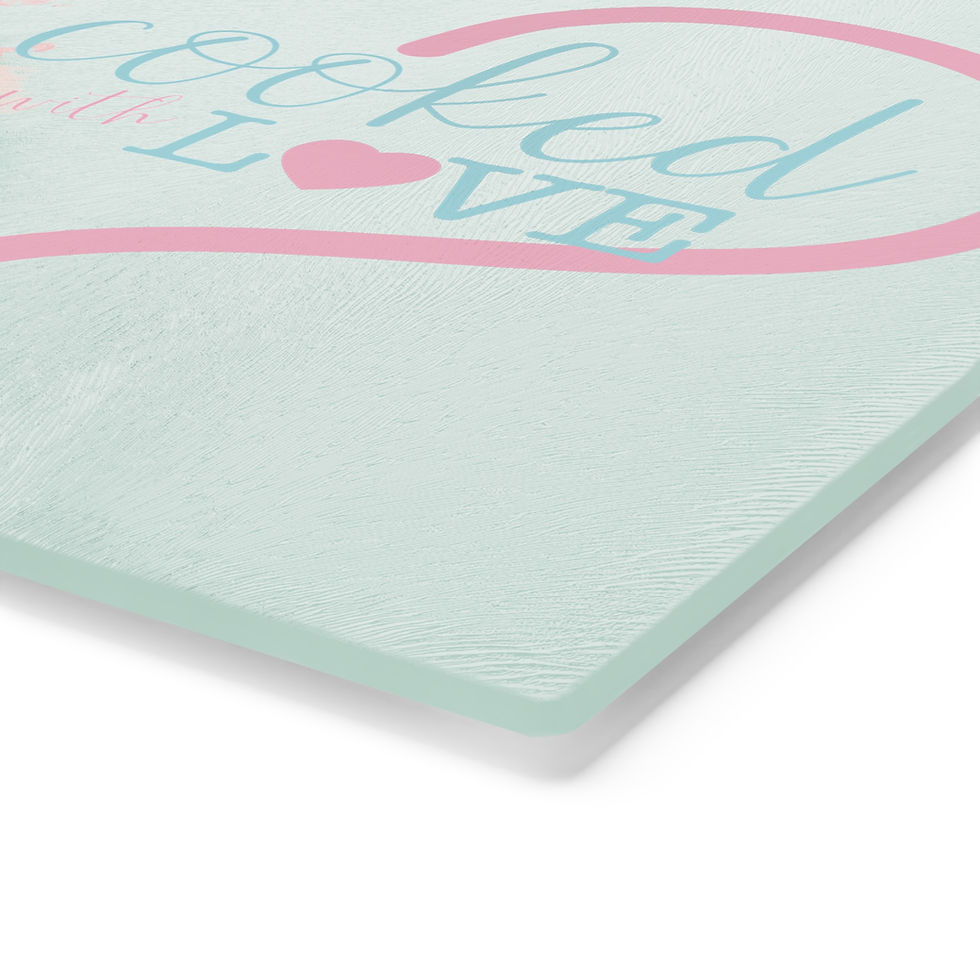 Thumbnail: Cooked with Love Pig Cutting Board - Cute Kitchen Decor for Cooking Enthusiasts