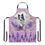 Thumbnail: Lavender Floral Border Collie Apron with Colorful Straps