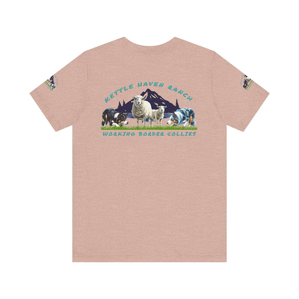 Thumbnail: Cute Border Collie Mom Unisex T-Shirt - Perfect Gift for Dog Lovers