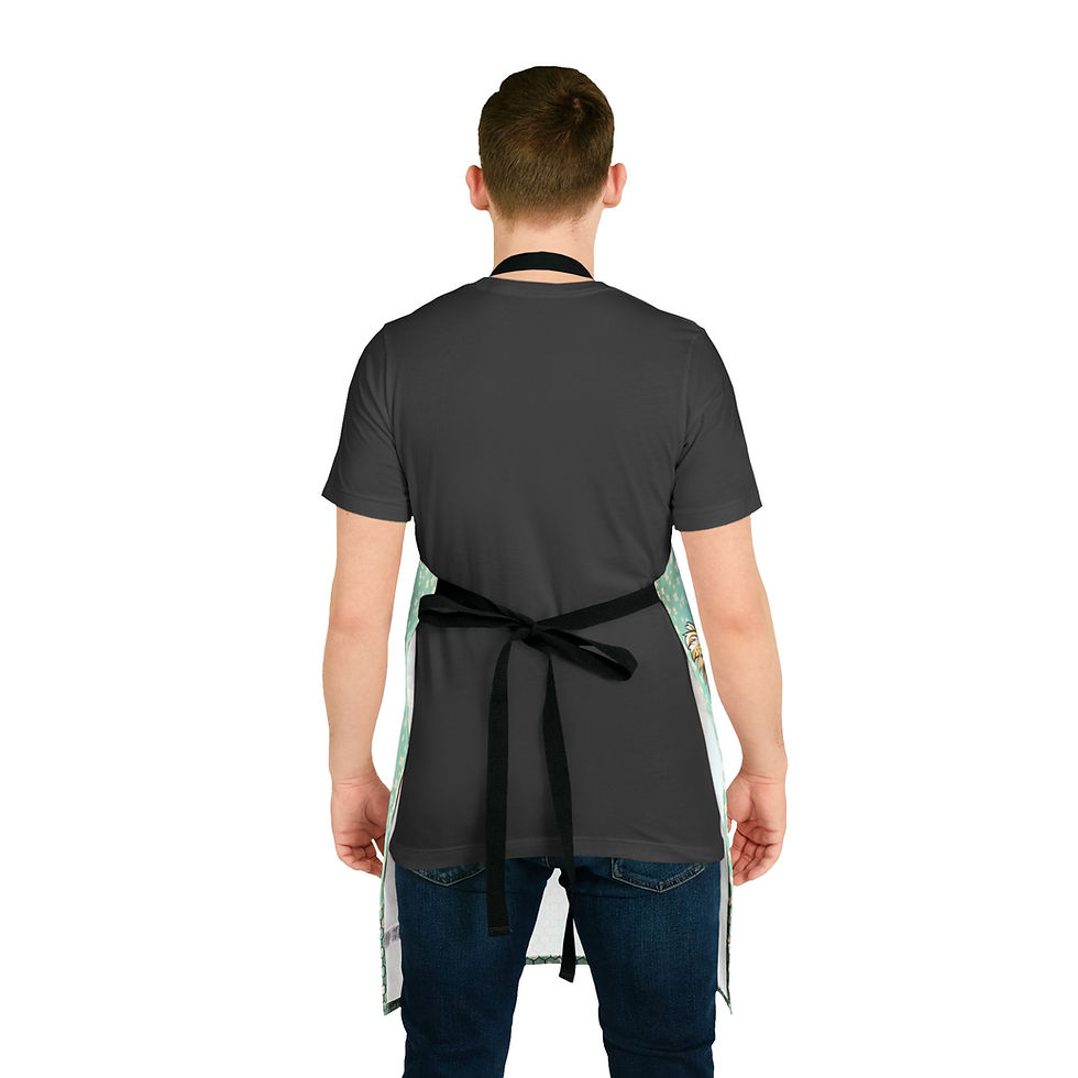 Thumbnail: Charming Chicken Apron with 5-Color Straps - Perfect for Cooking Lovers!