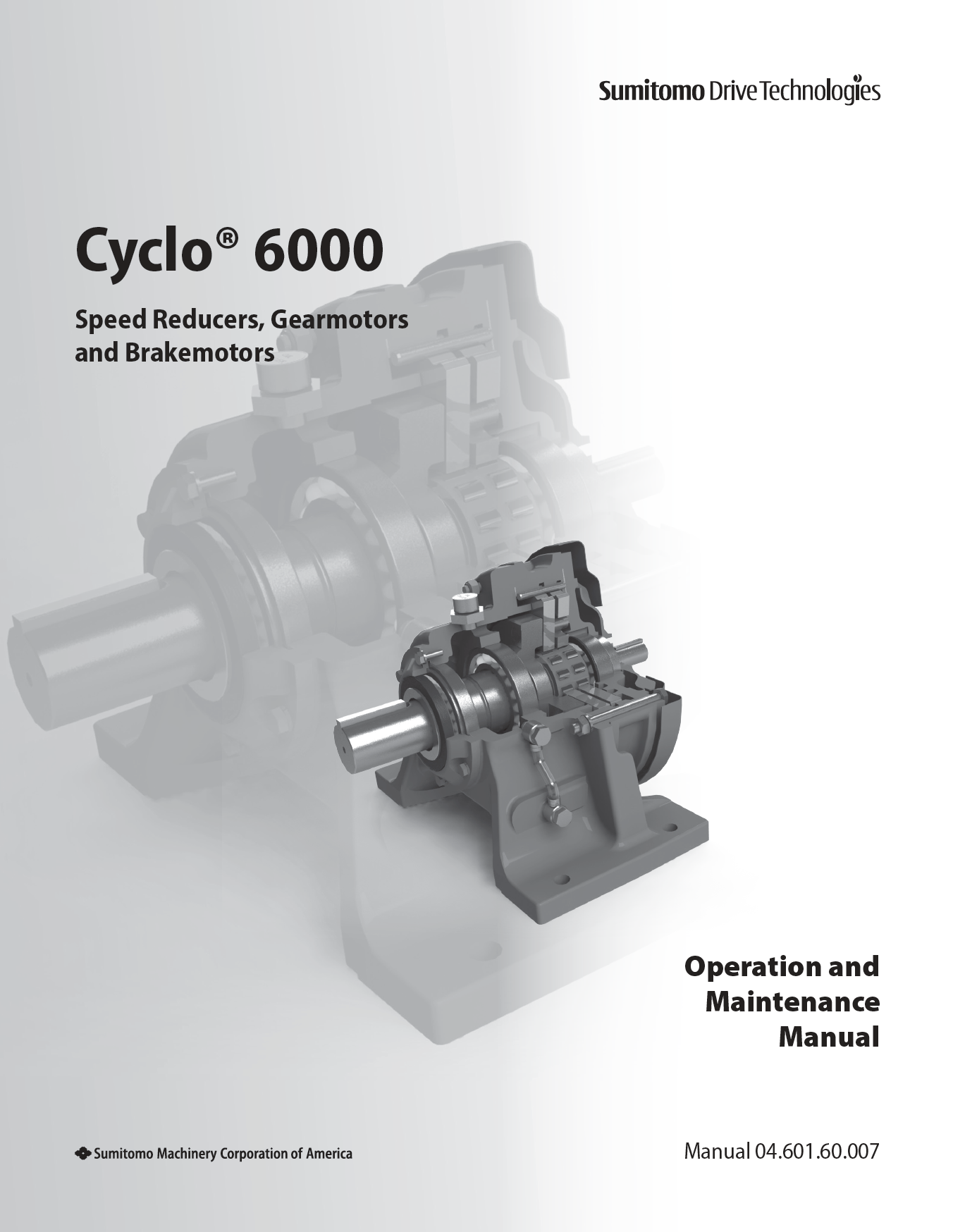 Cyclo 6000 Series Reducer & Gearmotor O+M Manual V7