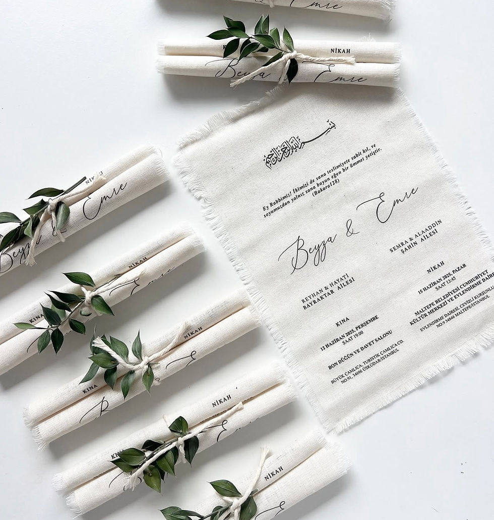 Küçük resim: Fabric Invitations