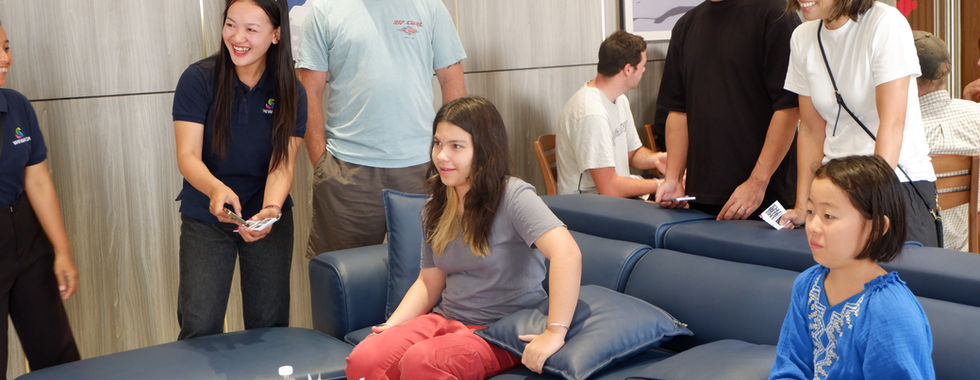 BIJOU guests enjoying games from WeWatch tv box