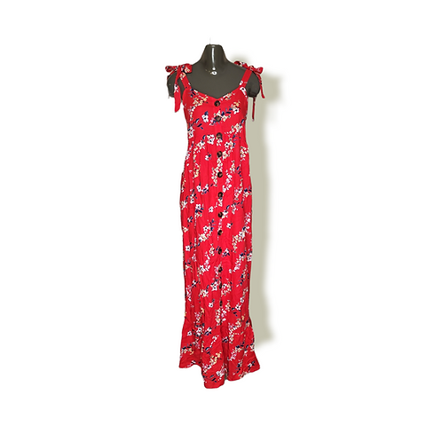 vintage maxi dress long sleeve Blue Winter Tapestry Long Sleeve Maxi Dress