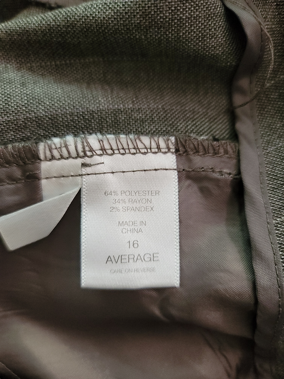 Thumbnail: New York & Company Women's Gray Career/Work Flat Front Straight Pants Size 16