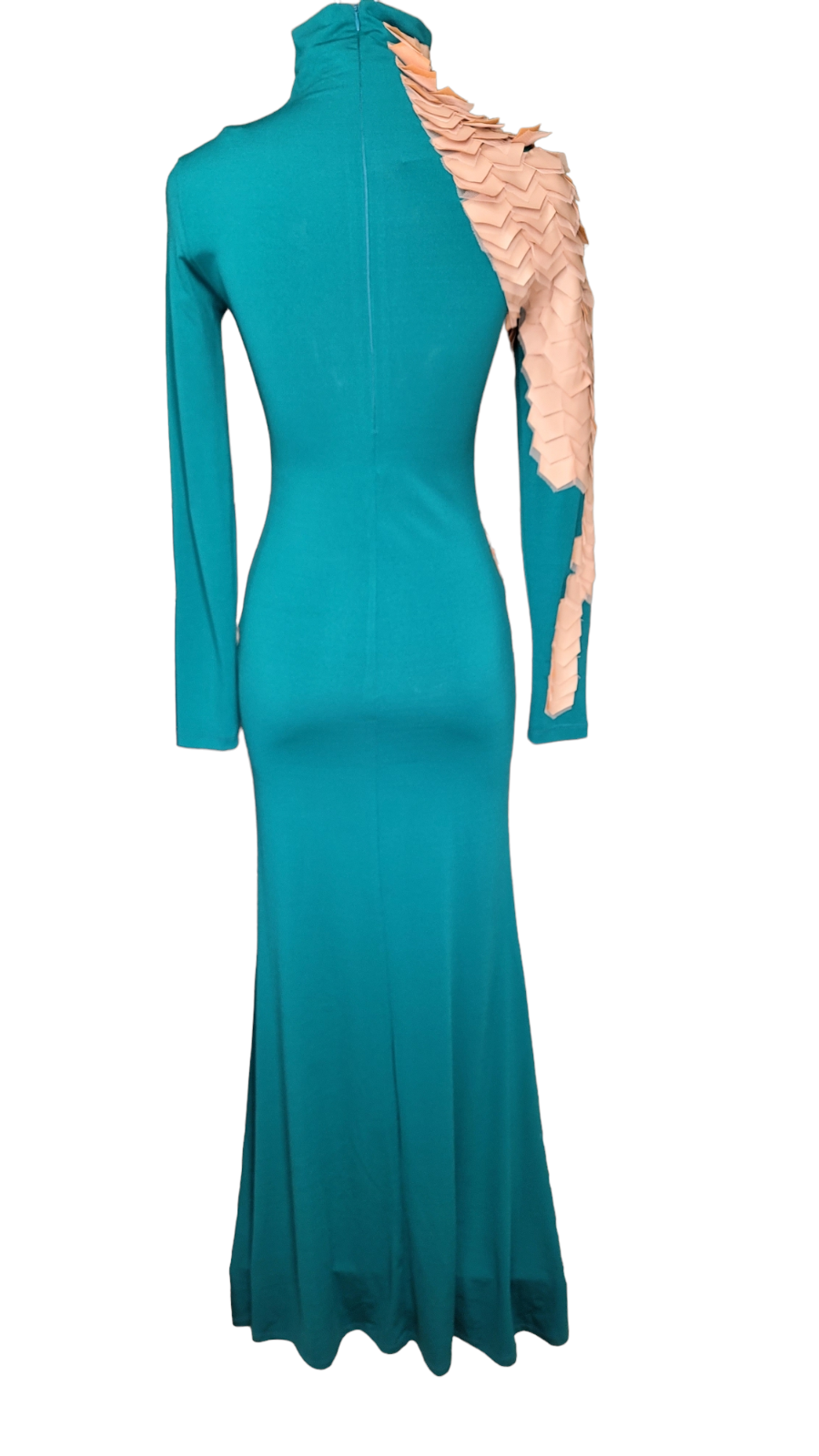 Thumbnail: Good Time Los Angeles Women's Green Long Sleeve Maxi Length Dress Size Small