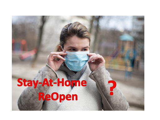 New Social-Divide: Stay-At-Home vs ReOpen-"X"