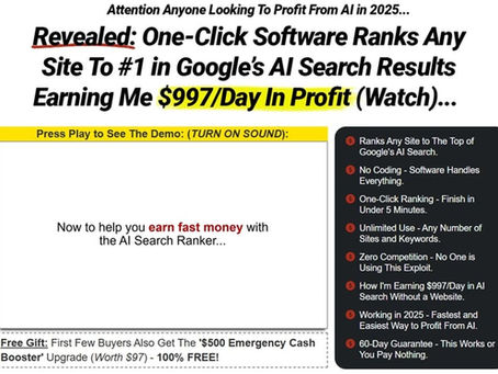 AI Search Ranker Review - Dominate Google’s AI Search Mode?