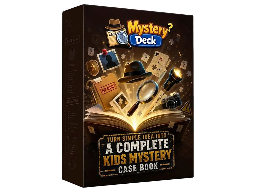 MysteryDeck Review – Turn One Keyword Into Interactive Kids Detective Books with ChatGPT