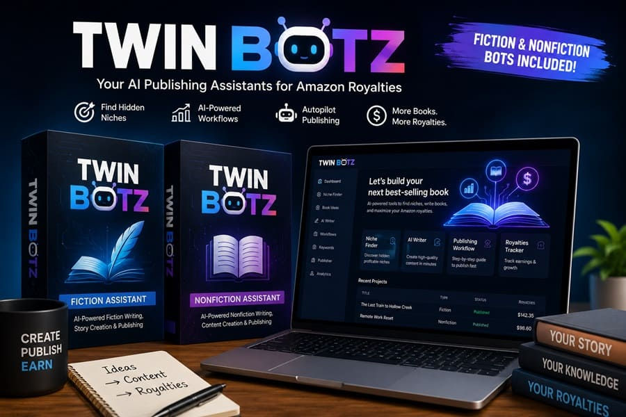 Twin Botz Review – Can This AI Publishing Assistant Really Help You Earn Amazon Royalties?