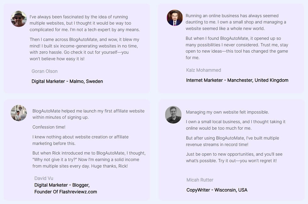 BlogAutoMate-feedbacks