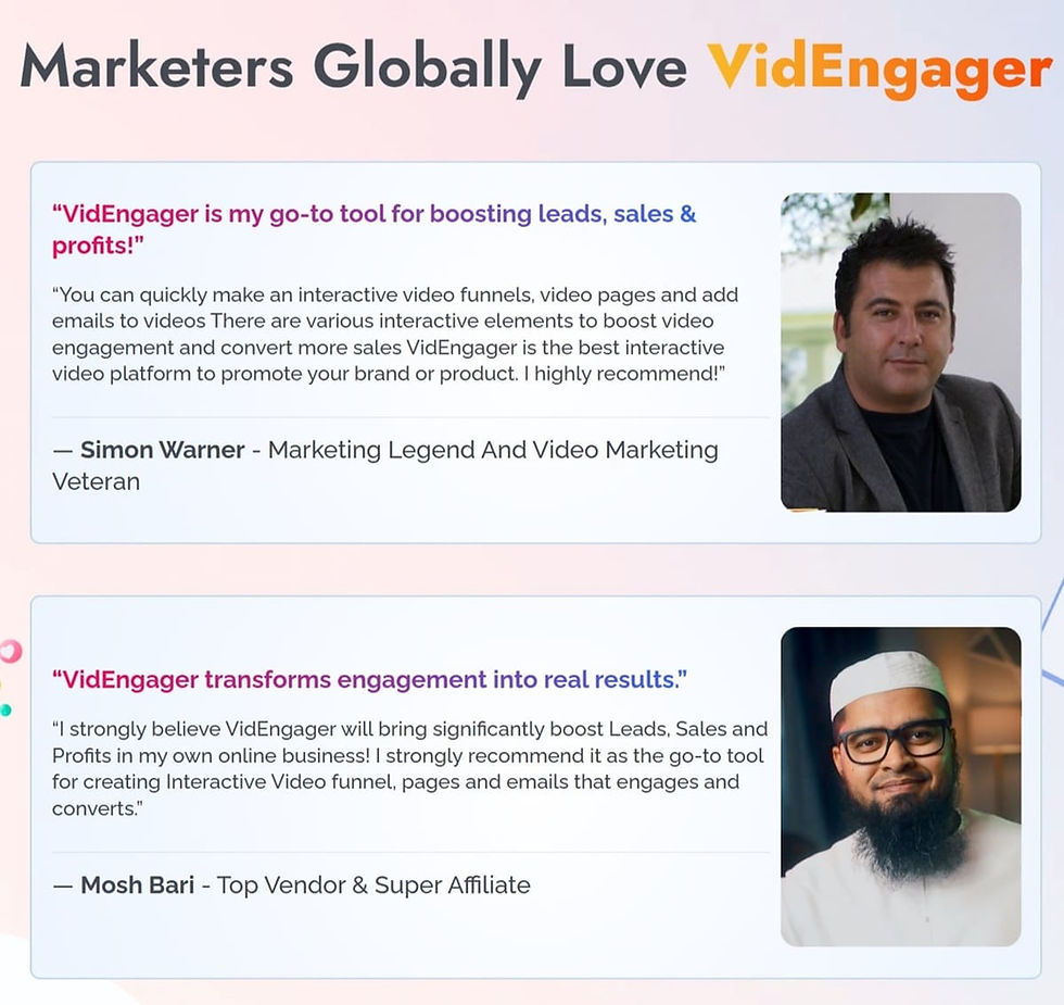 VidEngager-feedbacks