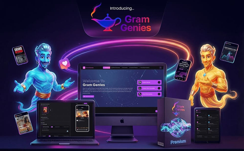 GramGenies Review – The First Self-Learning Instagram AI Agent Suite?