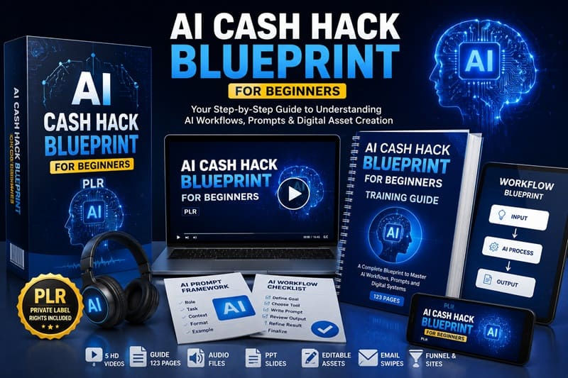 AI Cash Hack Blueprint for Beginners PLR Review + Bonuses