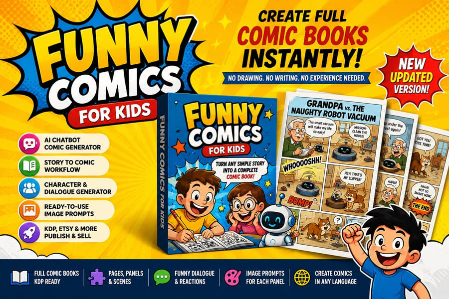 Commic Book Examples Kids Funny Comics For Kids Review – Turn Simple Stories Into Publish-Ready ...