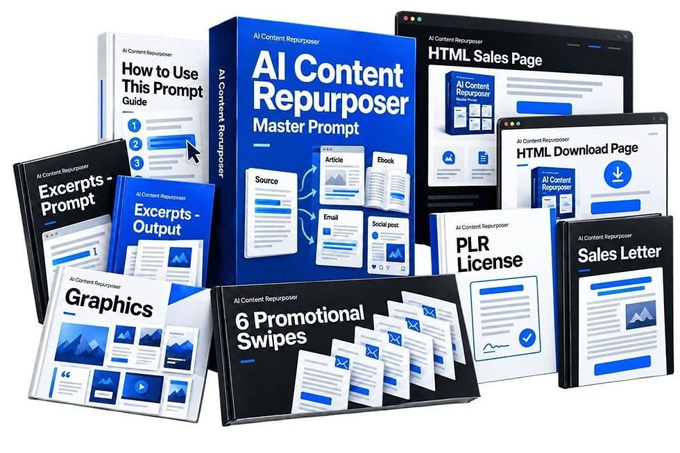 AI Content Repurposer Review - Can One ChatGPT Workflow Turn Old Content Into a Product Package?