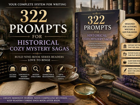 322 Prompts for Historical Cozy Mystery Sagas Review + Bonus