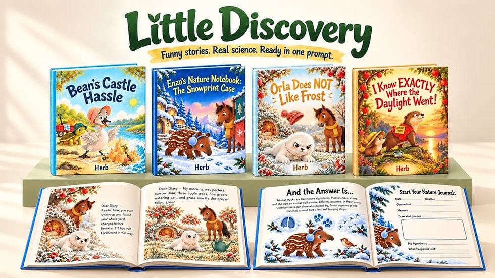 Little Discovery Review - Can One Prompt Plan a Whole Children's Picture Book?