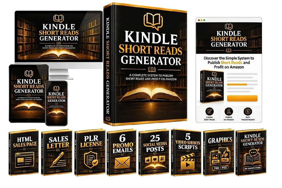 Kindle Short Reads Generator Review - Is This the Missing Shortcut to Amazon's Fastest-Growing Reading Format?