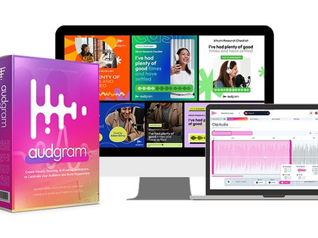 AudGram Review - Create Visually Stunning, AI-Powered Audiograms