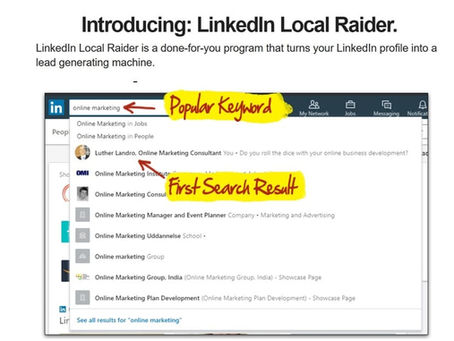 LinkedIn Local Raider Review - Turn Your LinkedIn Profile into a Lead-Generating Machine