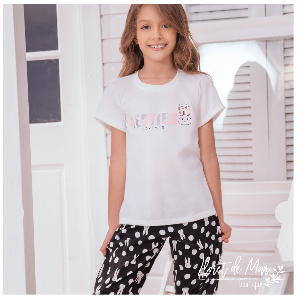 2/4 - Pijama | Pantalón Largo Besties - Kids