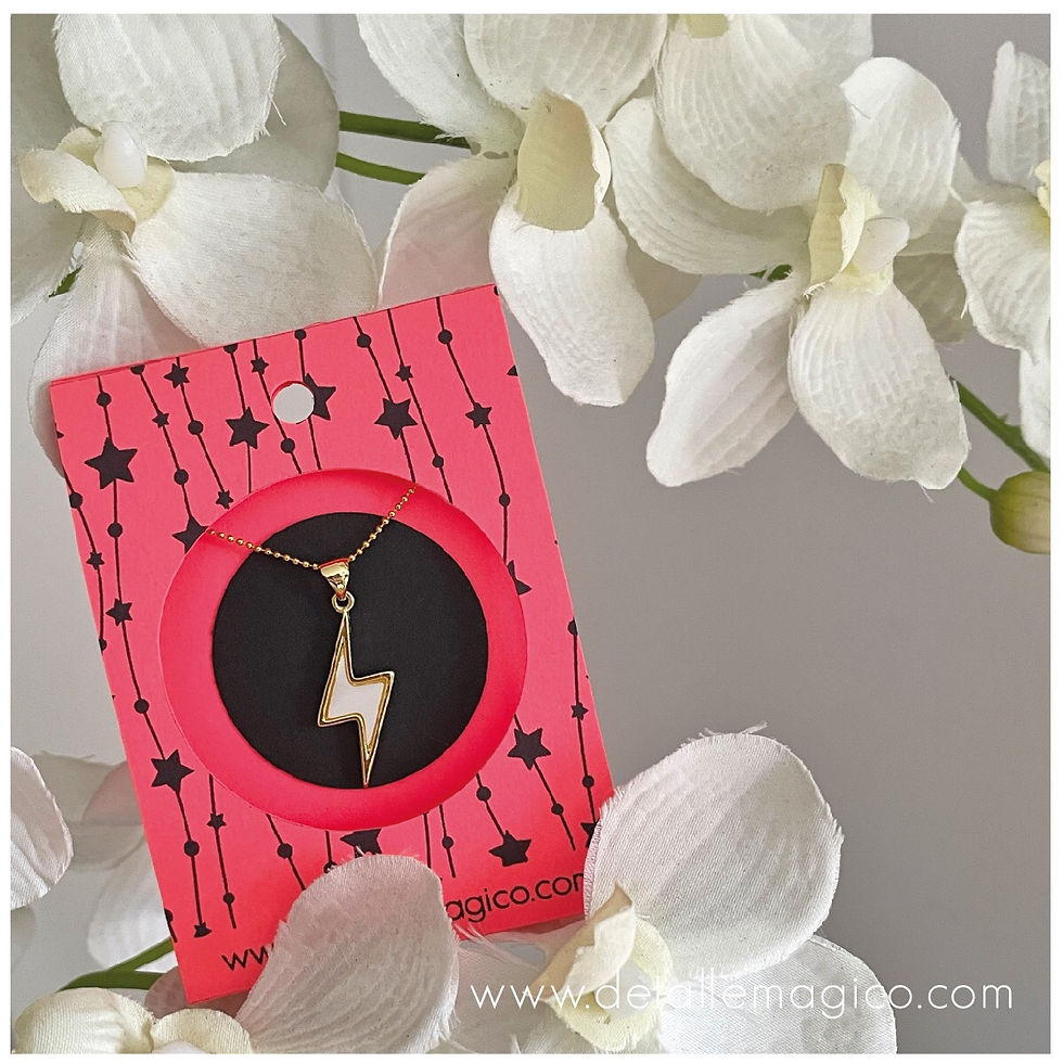 Cadena Rayo - Accesorios, concha nacar. Detalle Magico, tienda de regalos, Colombia