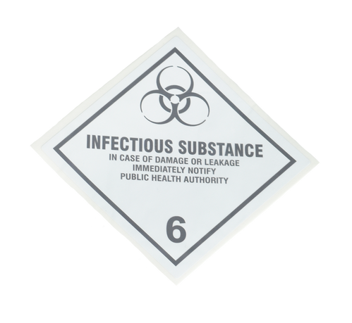 Infectious Substance 6 Sticker | EcoSolutions