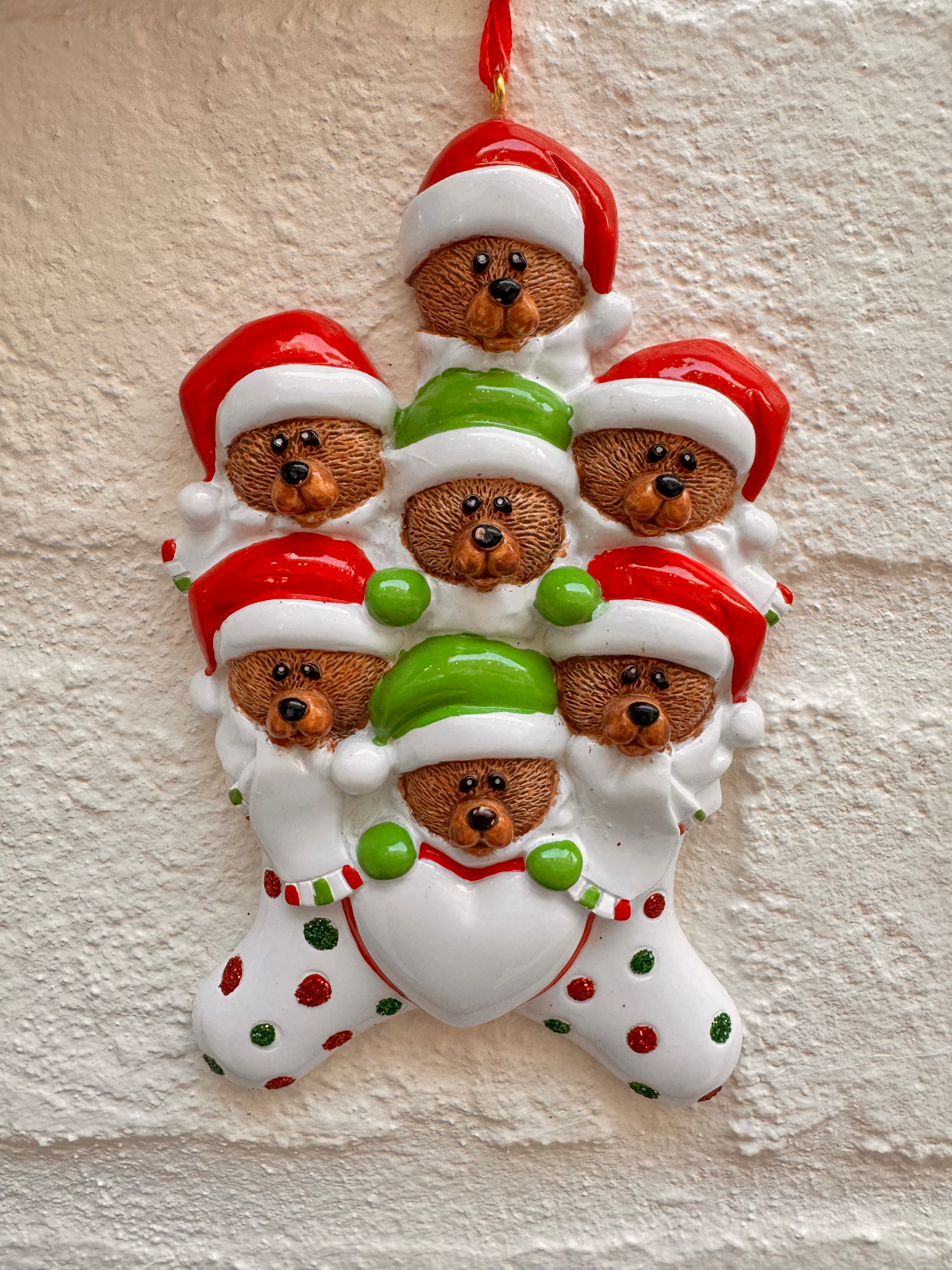 Bears stockings 7. Christmas Ornament