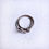 Thumbnail: Bronze heart ring set with Rhodolite, Iolite and Amethyst