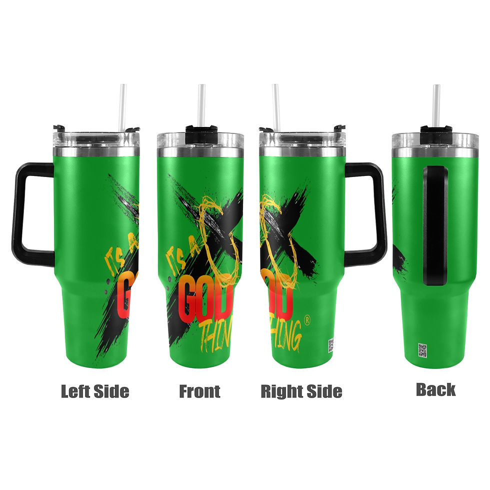 Thumbnail: IAGT TKelly Green My Handle Tumbler Blk Logo 40oz Tumbler with Black Handle