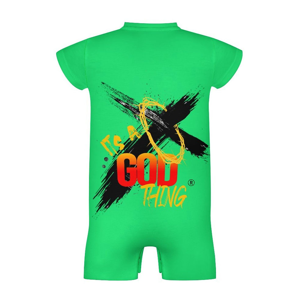 Thumbnail: Short Sleeve Melon Baby Romper Black Logo Short Sleeve Baby Romper (PLR)
