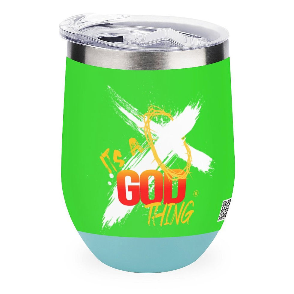 Thumbnail: IAGT Limelight Mini Tumbler White Logo Wine Tumbler (12oz)