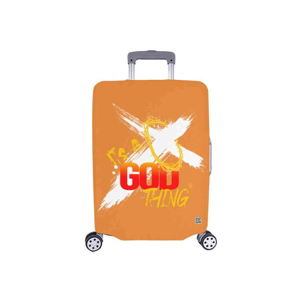 IAGT Orange Small Luggage Cover Luggage Cover/Small 18"-21"