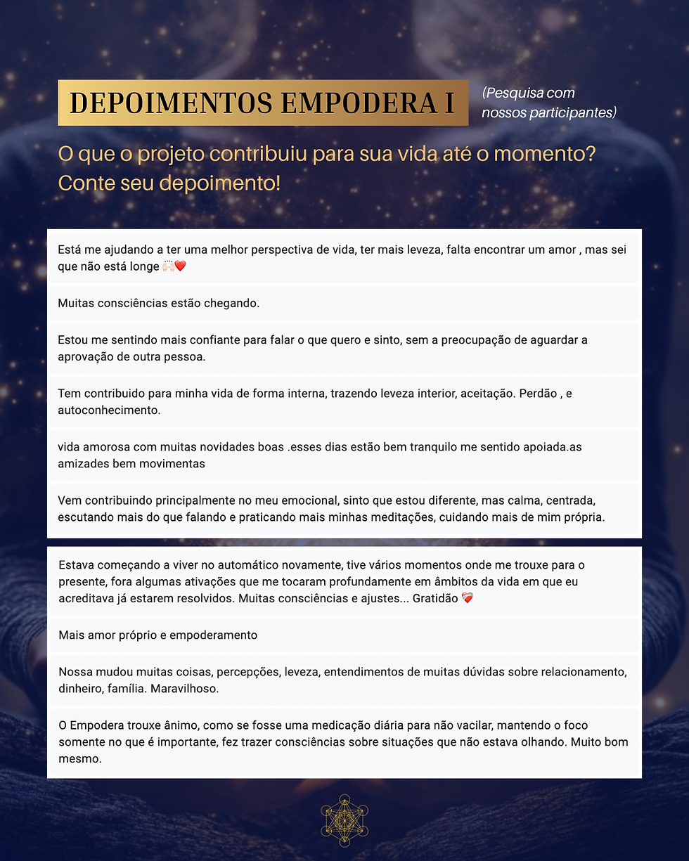 Formulário - Depoimentos 1