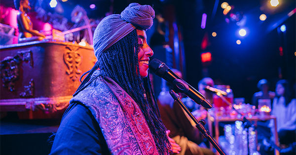 DREEEMY during a vocal session