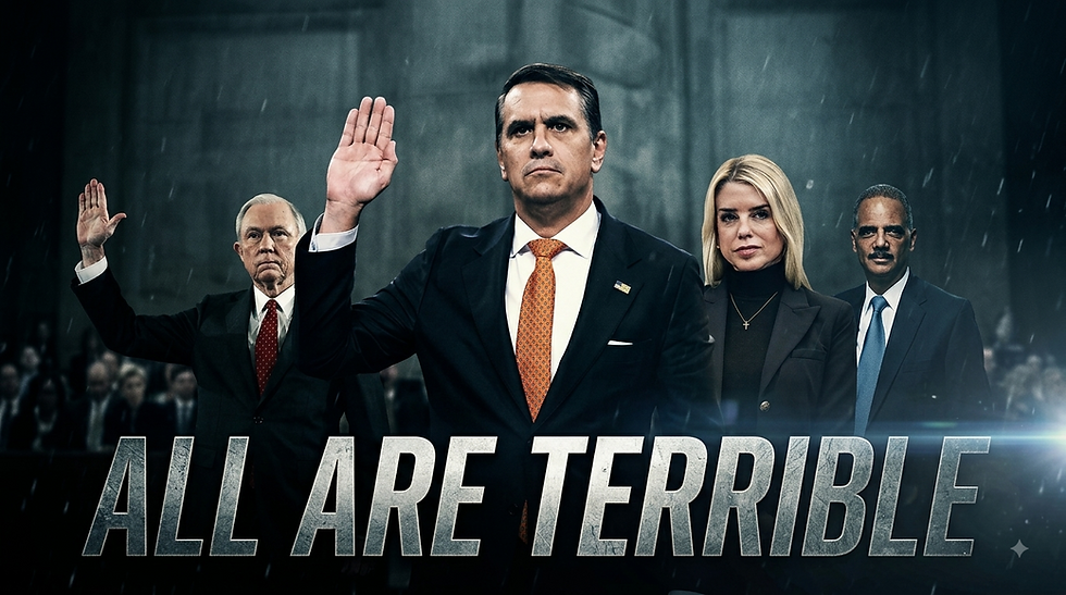 A Feature Not a Bug: Todd Blanche and the Really Long List of Awful Attorney Generals