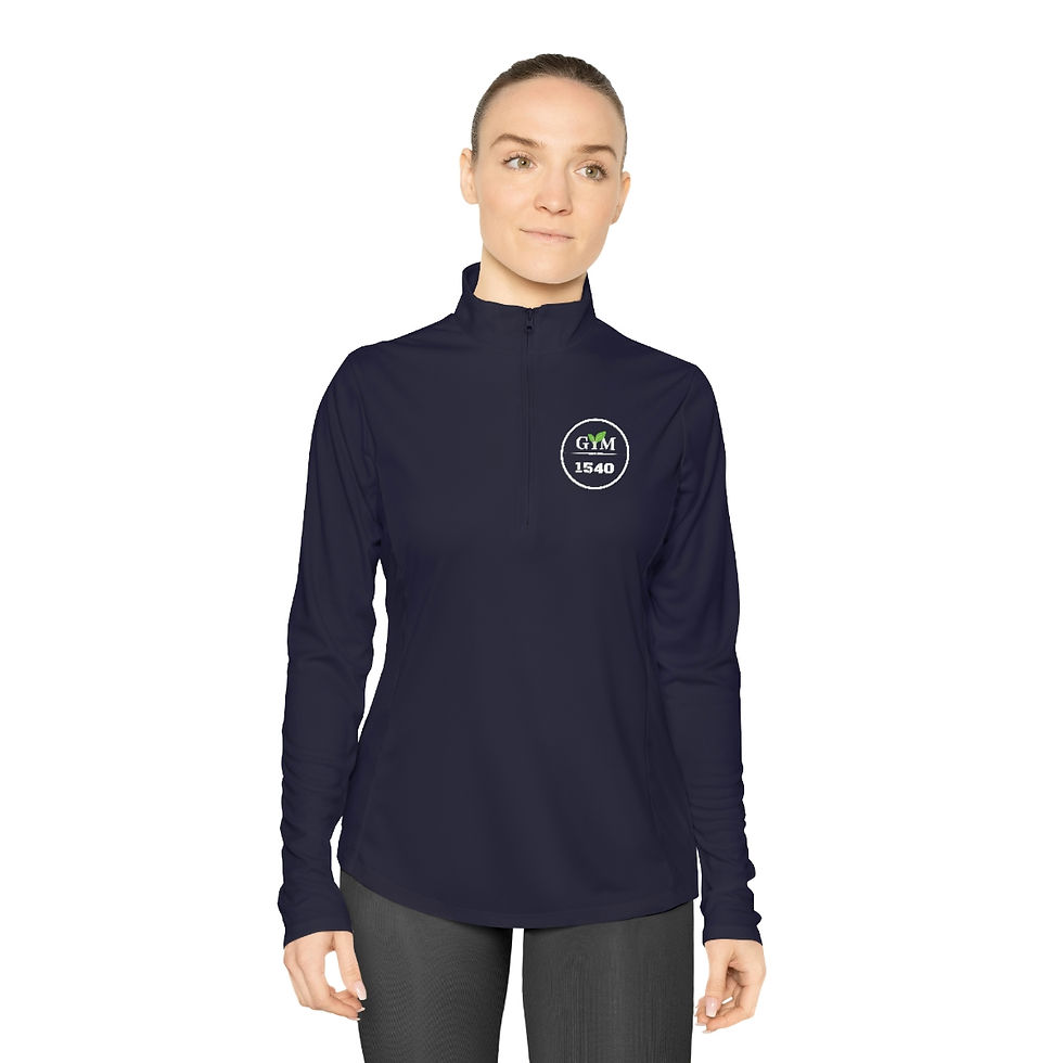 Thumbnail: GYM1540 Ladies Quarter-Zip Pullover