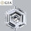 Thumbnail: Diamond, Hexagon, 0.30cts, D, VVS1, Ex VG GIA report