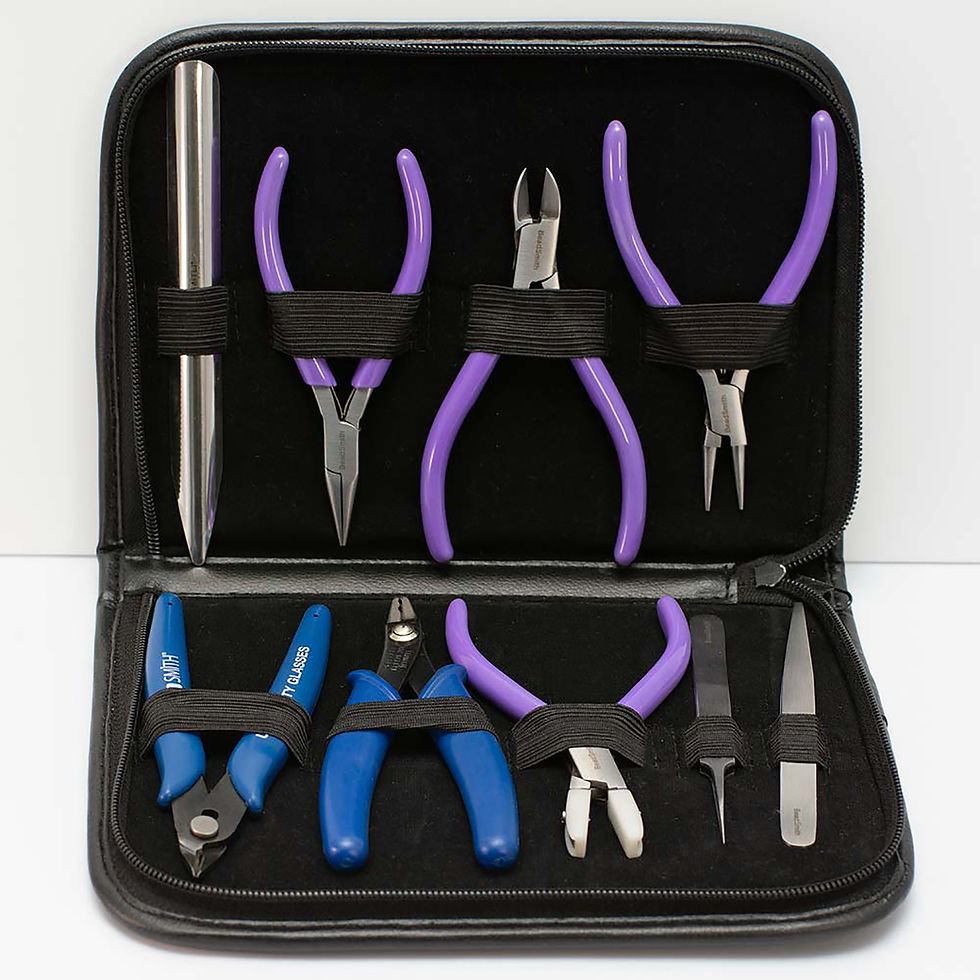 Thumbnail: The Beadsmith, Deluxe Beaders Tool Set, 9-Piece
